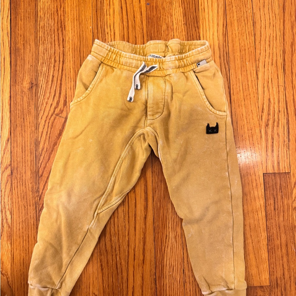 Munster Kids Golden Jogger Pants - Picture 2 of 6